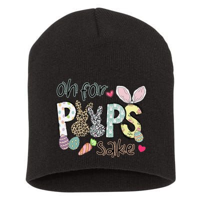 Happy Easter, Retro Easter, Oh For Poops Sake Short Acrylic Beanie