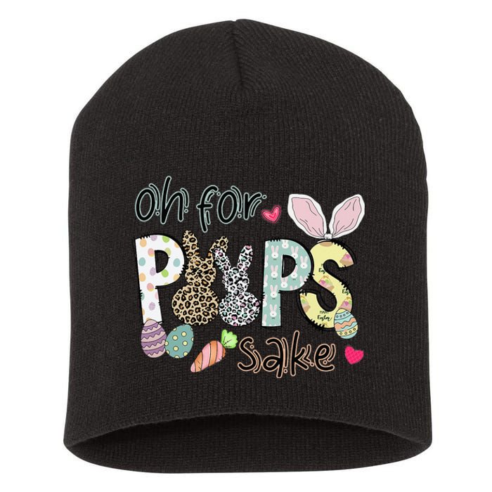 Happy Easter, Retro Easter, Oh For Poops Sake Short Acrylic Beanie