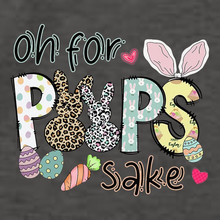 Happy Easter, Retro Easter, Oh For Poops Sake Vector Backpack