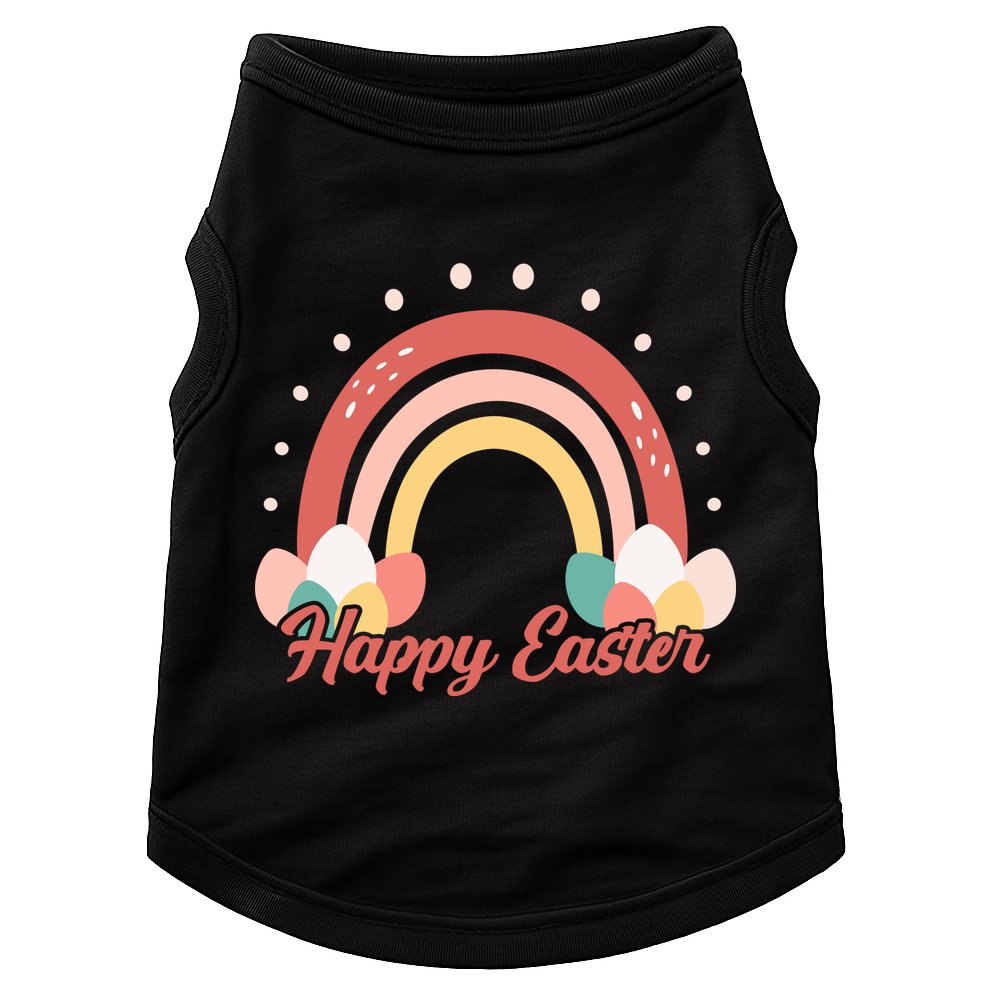 Happy Easter Rainbow Holiday Doggie Tank