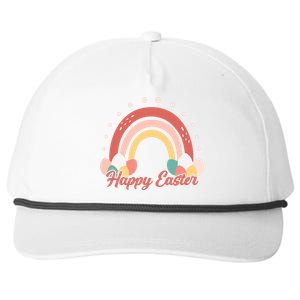 Happy Easter Rainbow Holiday Snapback Five-Panel Rope Hat