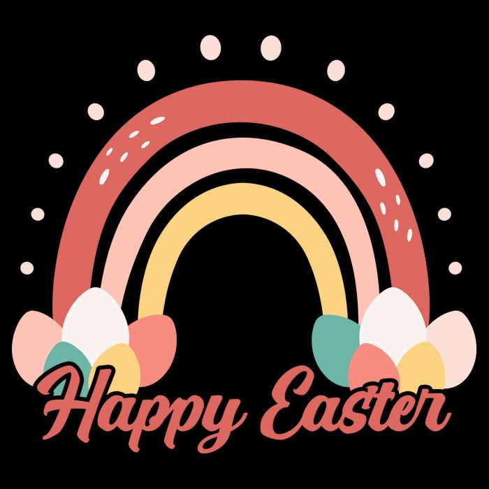 Happy Easter Rainbow Holiday Mug