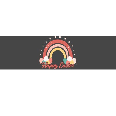 Happy Easter Rainbow Holiday Bumper Sticker