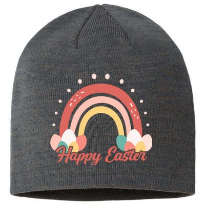 Happy Easter Rainbow Holiday Sustainable Beanie