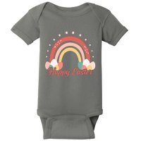 Happy Easter Rainbow Holiday Baby Bodysuit