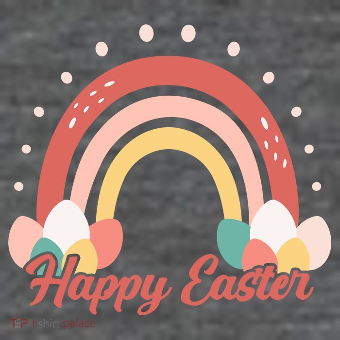 Happy Easter Rainbow Holiday Baby Bodysuit