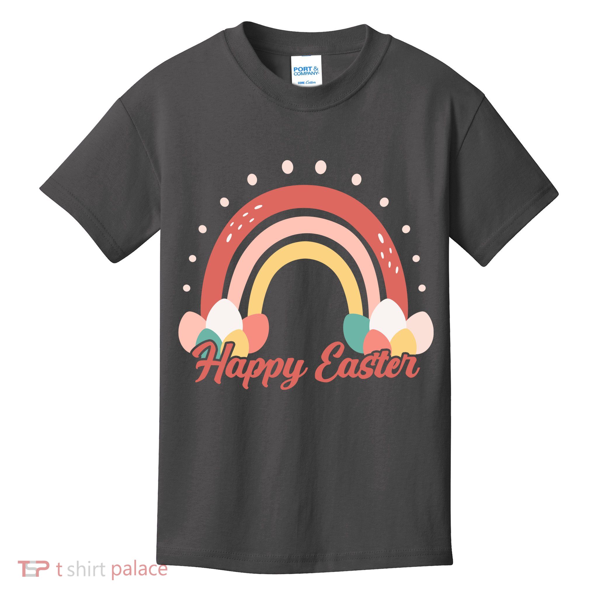 Happy Easter Rainbow Holiday Kids T-Shirt
