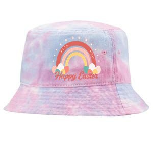 Happy Easter Rainbow Holiday Tie-Dyed Bucket Hat