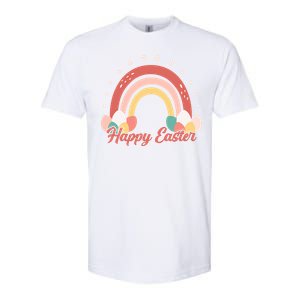 Happy Easter Rainbow Holiday Softstyle CVC T-Shirt