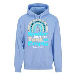 Happy Easter Rainbow Leopard Spoiler Alert Tomb Was Empty Funny Gift Unisex Surf Hoodie