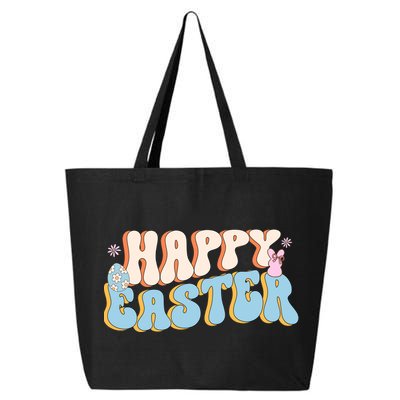Happy Easter Retro Vintage 25L Jumbo Tote