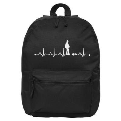Heartbeat Ekg Rc Car Heartbeat Love Gift 16 in Basic Backpack