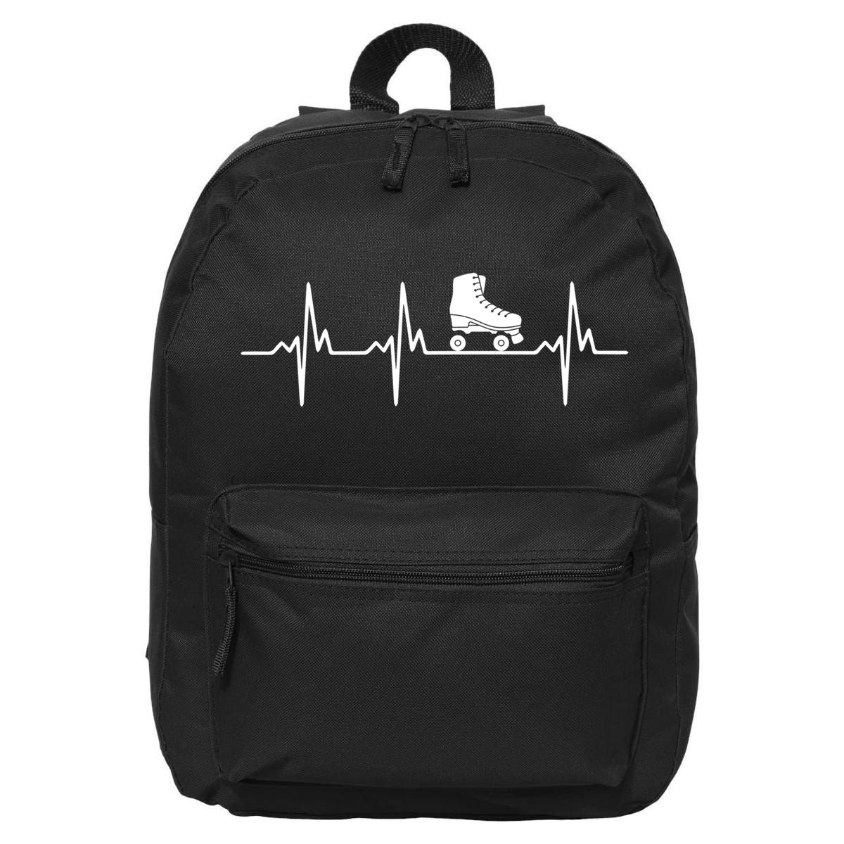 Heartbeat Ecg Roller Skates Roller Skating Inline Skating Gift 16 in Basic Backpack