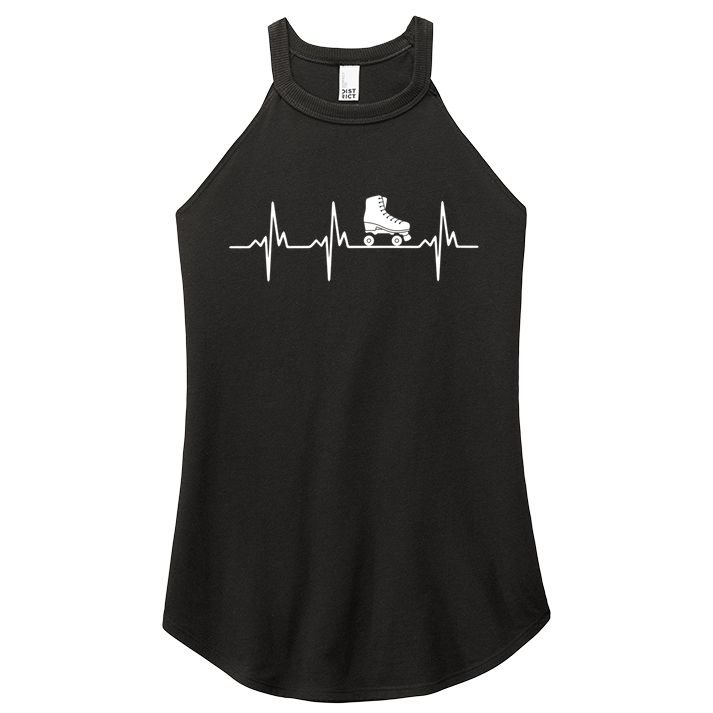 Heartbeat Ecg Roller Skates Roller Skating Inline Skating Gift Women's Perfect Tri Rocker Tank