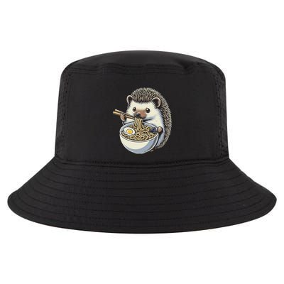 Hedgehog Eating Ramen Japanese Noodles Soup Cool Comfort Performance Bucket Hat