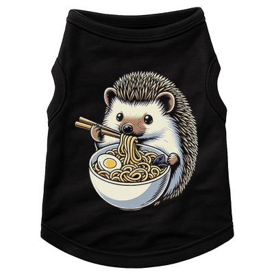 Hedgehog Eating Ramen Japanese Noodles Soup Doggie Tank