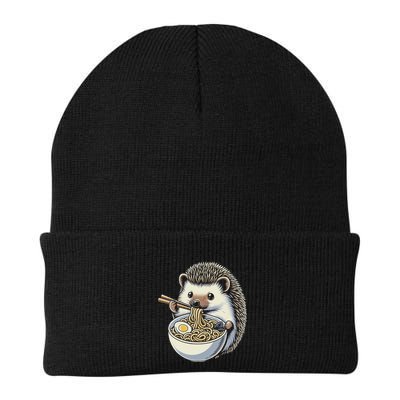 Hedgehog Eating Ramen Japanese Noodles Soup Beanie