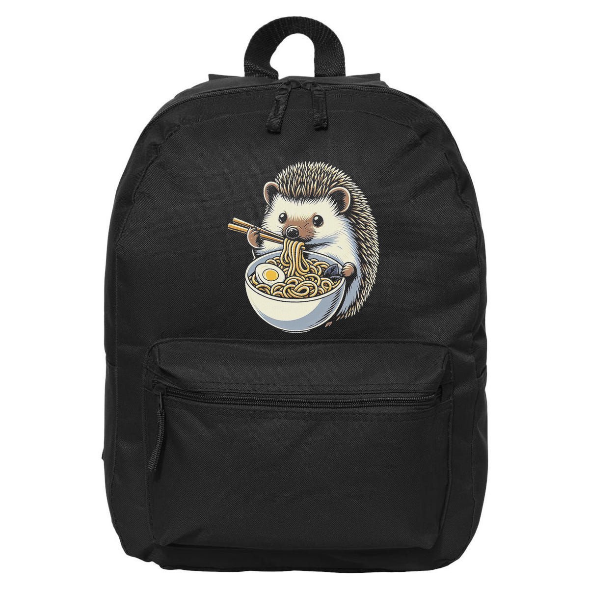 Hedgehog Eating Ramen Japanese Noodles Soup 16 in Basic Backpack