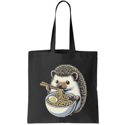 Hedgehog Eating Ramen Japanese Noodles Soup Bag