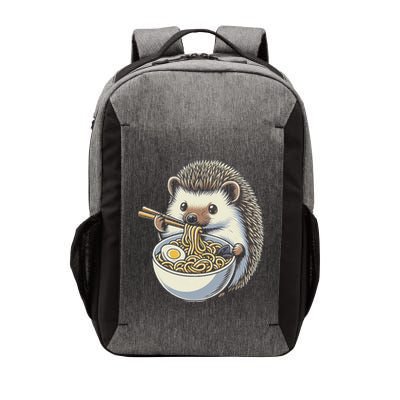 Hedgehog Eating Ramen Japanese Noodles Soup Vector Backpack