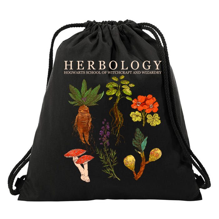 Herbology Hogwarts School of Witchcraft And Wizardry Drawstring Bag