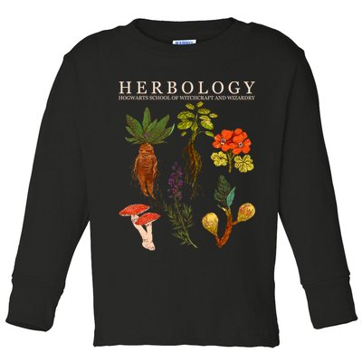 Herbology Hogwarts School of Witchcraft And Wizardry Toddler Long Sleeve Shirt