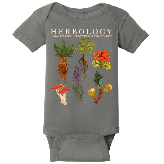 Herbology Hogwarts School of Witchcraft And Wizardry Baby Bodysuit