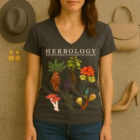 Herbology Hogwarts School of Witchcraft And Wizardry Women's V-Neck T-Shirt