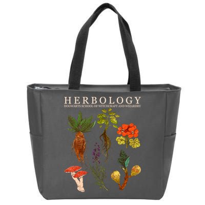 Herbology Hogwarts School of Witchcraft And Wizardry Zip Tote Bag