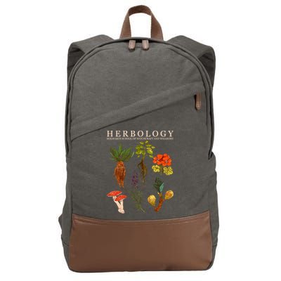 Herbology Hogwarts School of Witchcraft And Wizardry Cotton Canvas Backpack
