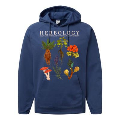 Herbology Hogwarts School of Witchcraft And Wizardry Performance Fleece Hoodie