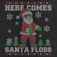 Here Comes Santa Floss Cool Ugly Christmas 15oz Campfire Ceramic Mug