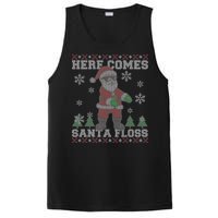 Here Comes Santa Floss Cool Ugly Christmas PosiCharge Competitor Tank