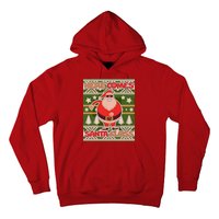 Here Comes Santa Floss Ugly Christmas Sweater Hoodie