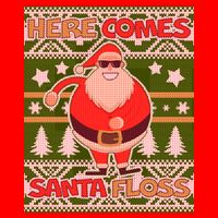 Here Comes Santa Floss Ugly Christmas Sweater Premium T-Shirt
