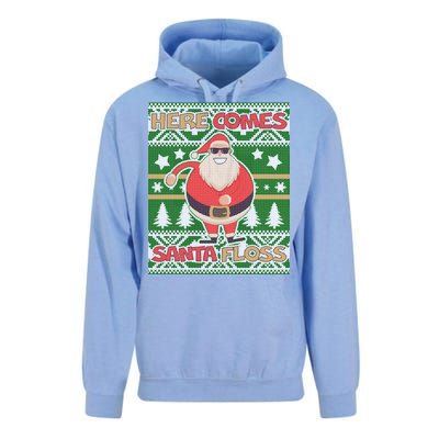 Here Comes Santa Floss Ugly Christmas Sweater Unisex Surf Hoodie