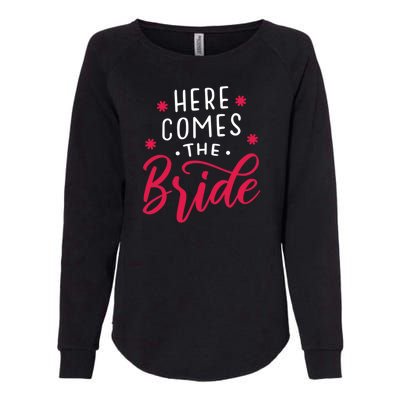 Here Comes The Bride Womens California Wash Sweatshirt