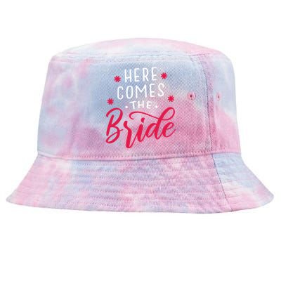 Here Comes The Bride Tie-Dyed Bucket Hat