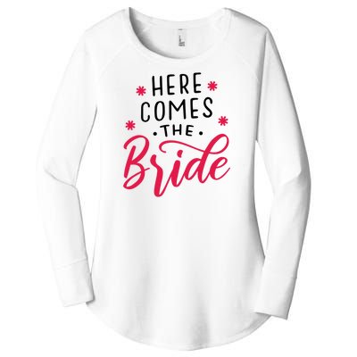 Here Comes The Bride Women's Perfect Tri Tunic Long Sleeve Shirt