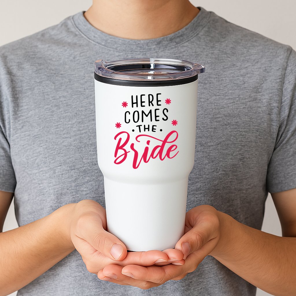Here Comes The Bride Tumbler