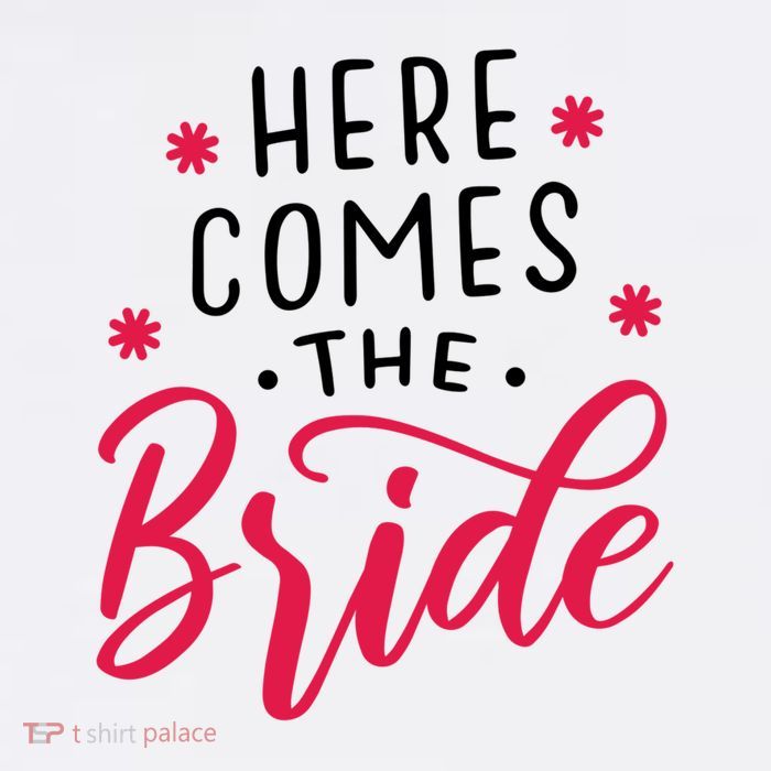 Here Comes The Bride Youth Performance Sprint T-Shirt