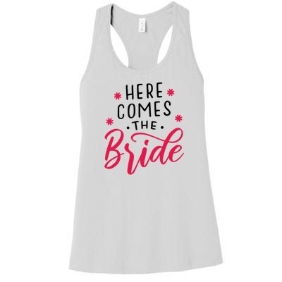 Here Comes The Bride Women's Racerback Tank