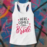 Here Comes The Bride Womens Tank Top