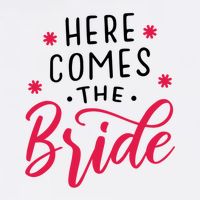 Here Comes The Bride Golf Towel