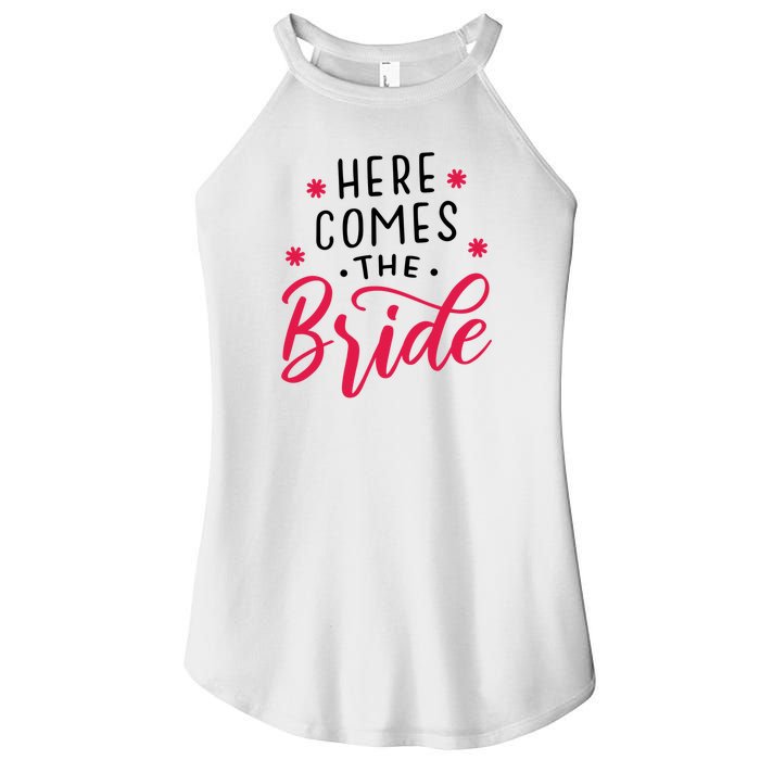 Here Comes The Bride Women’s Perfect Tri Rocker Tank