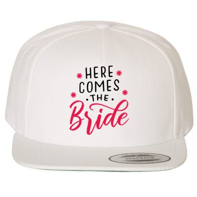 Here Comes The Bride Wool Snapback Cap