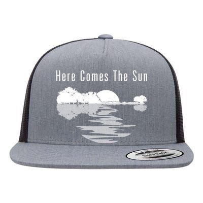 Here Comes The Sun Flat Bill Trucker Hat