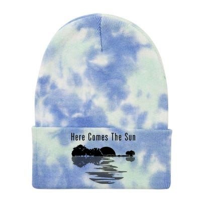 Here Comes The Sun Tie Dye 12in Knit Beanie