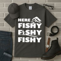 Here Fishy Fishy Fishy Tall T-Shirt