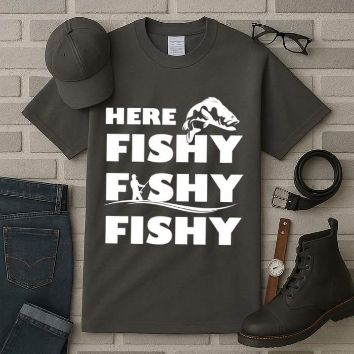 Here Fishy Fishy Fishy Tall T-Shirt